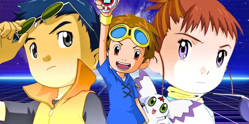 Digimon Protagonists From Digimon Tamers Featuring Henry Wong, Takato Matsuki, and Rika Nonaka
