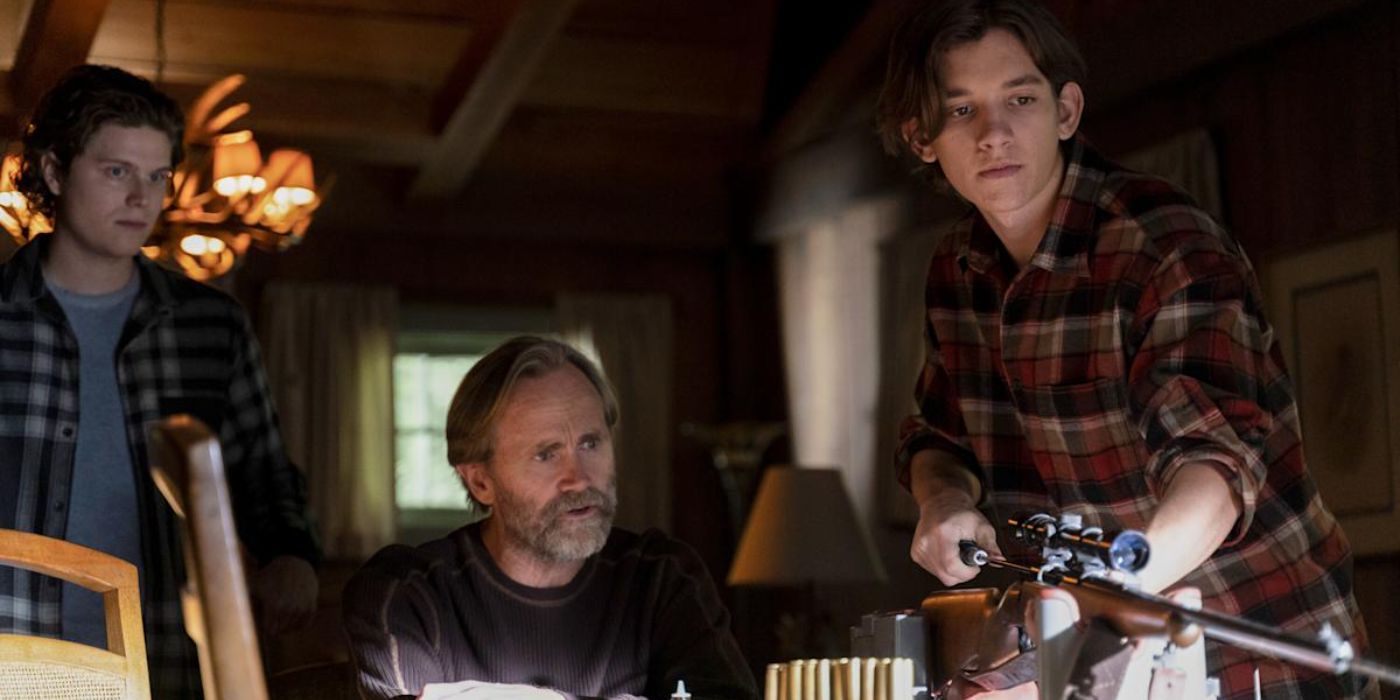 Ashton Shaw with his sons in Tracker