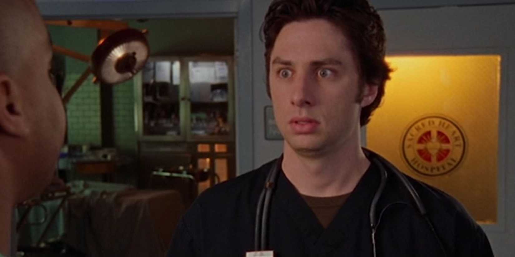 10 Original Scrubs Episodes That Have Aged Poorly 8 Zach Braff as JD in Scrubs