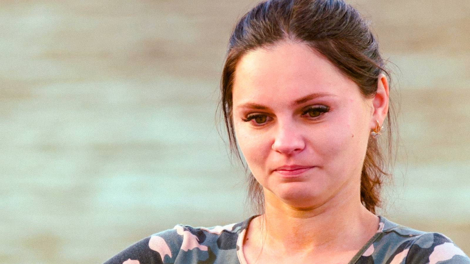 90 Day Fiancé’s Julia Trubkina with an emotional expression