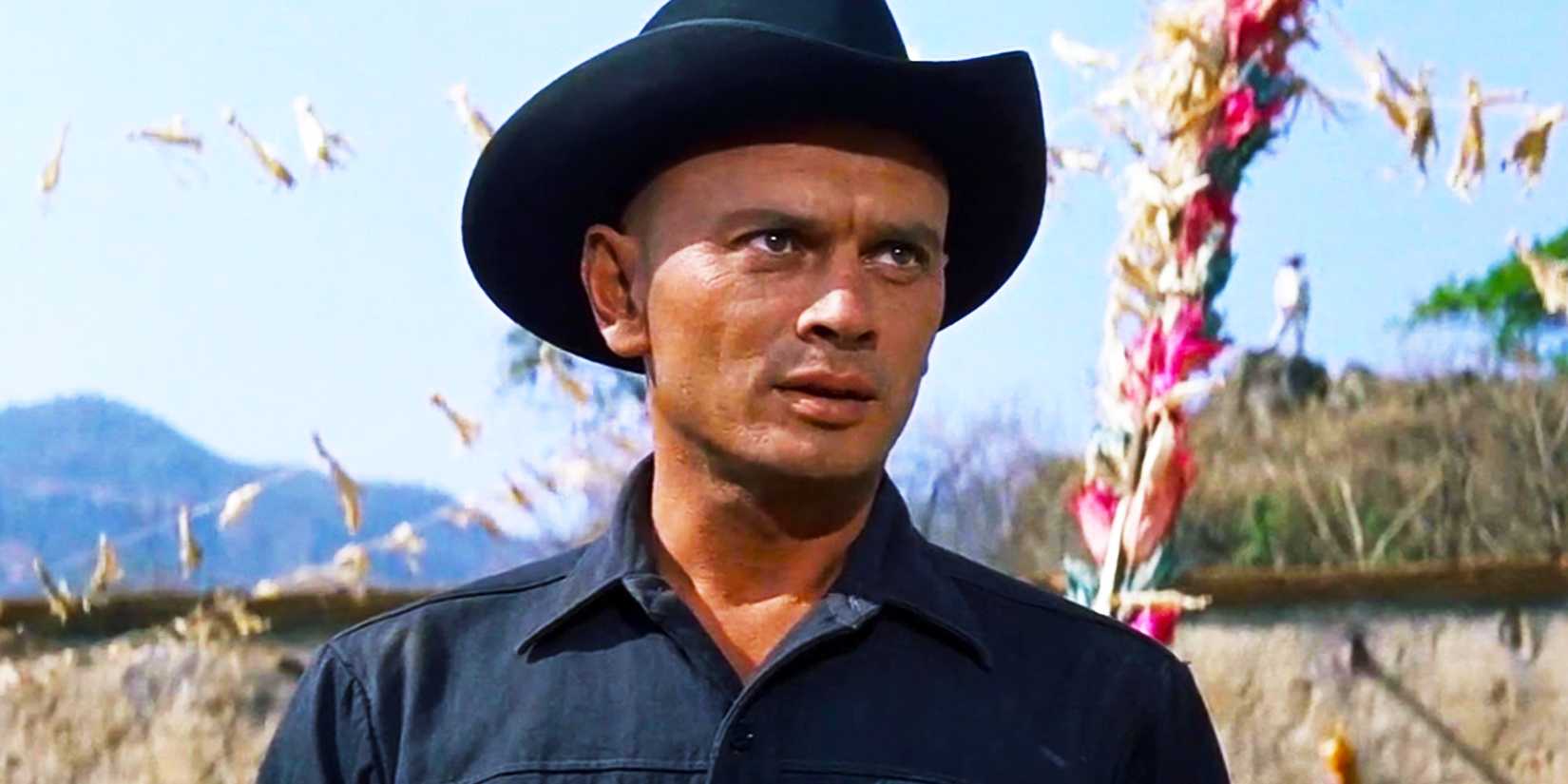 Yul Brynner como Chris Adams em The Magnificent Seven