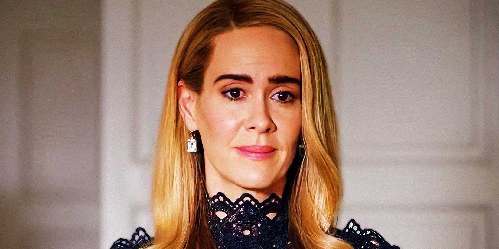Cordelia (Sarah Paulson) staring ahead in American Horror Story