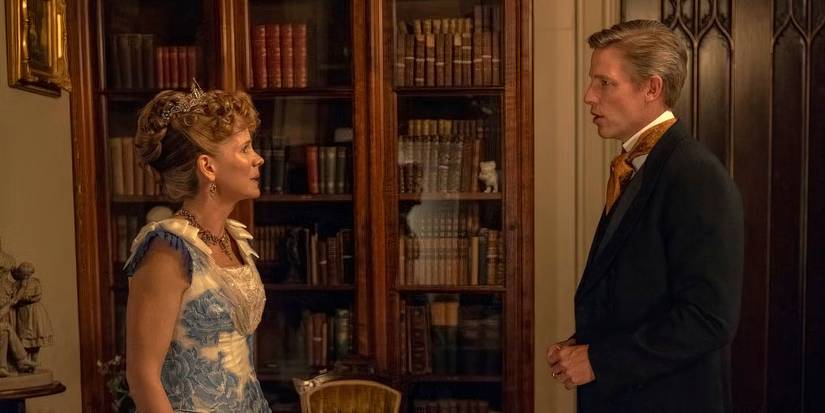 Aurora e Charles Fane em The Gilded Age
