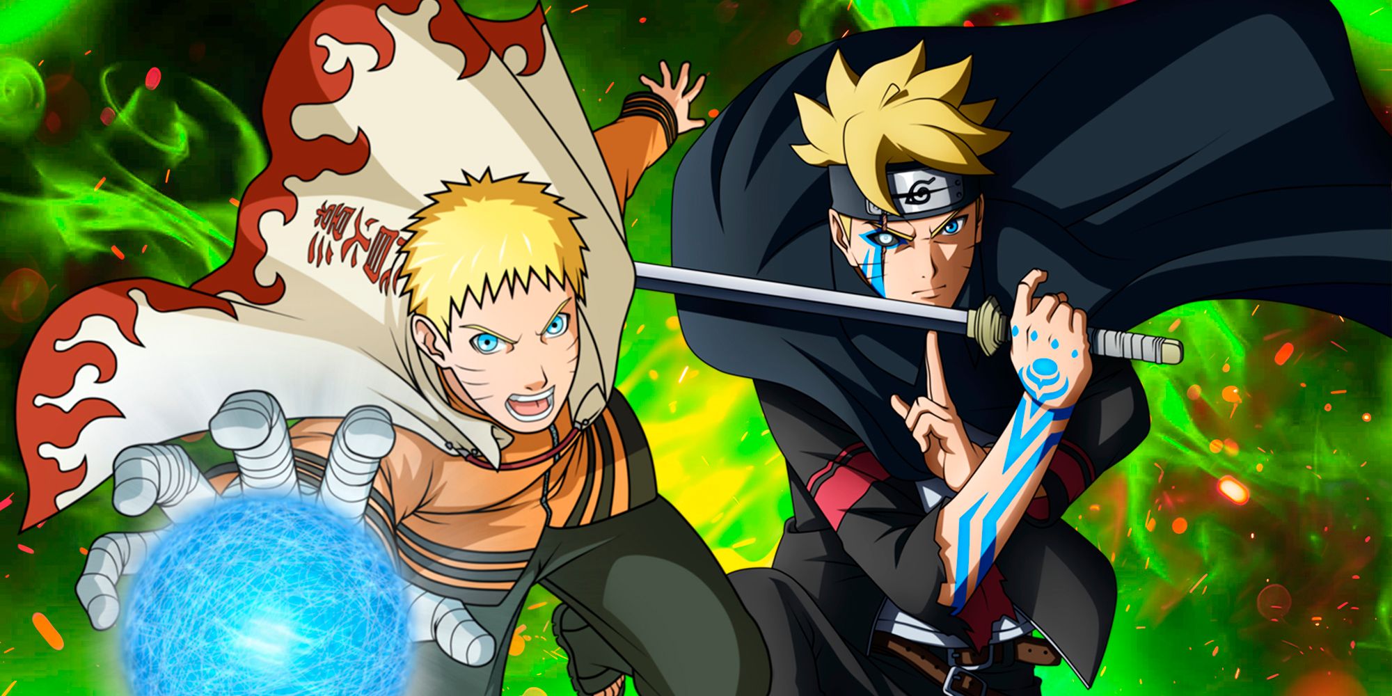 Boruto and Naruto