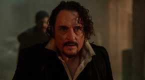 Bruegel (Kim Coates) looking stressed in The Walking Dead: Dead City season 2 finale