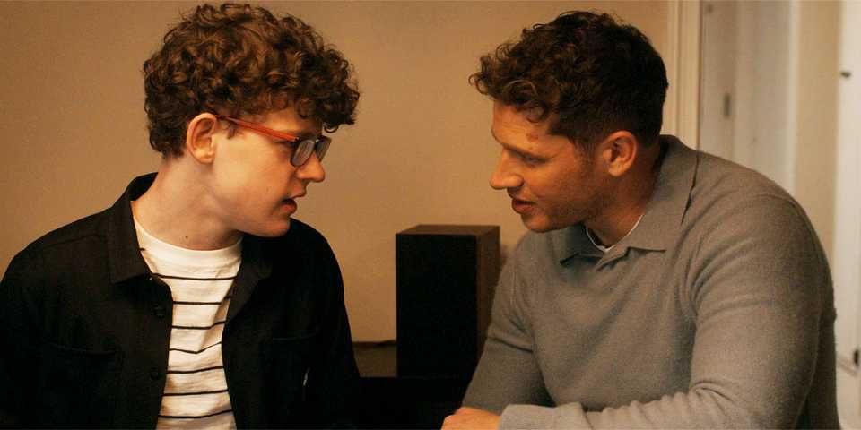 Buck Chris smiling in 9-1-1 season 8