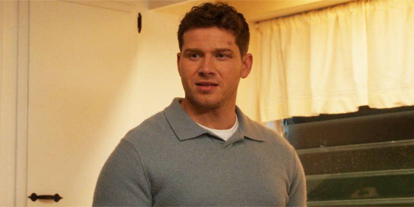 Buck smiling at someone in 9-1-1 season 8, episode 17