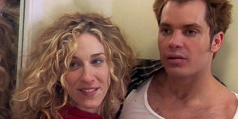Carrie e Sam em cena de Sex and the City