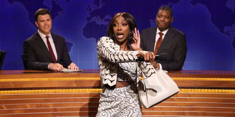 Colin-Jost-Ego-Dwodim-Michael-Che-Miss-Eggy-SNL-Sketch