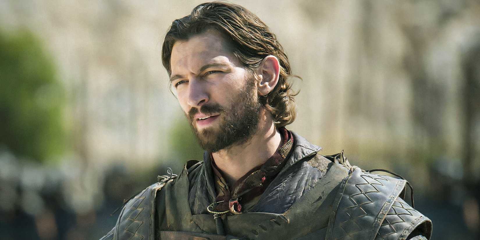 Daario Naharis (Michiel Huisman) squinting in Game of Thrones