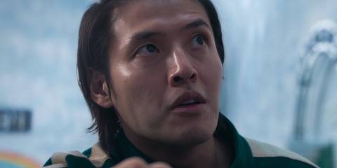 Dae-ho looking slightly scared in Squid Game season 2