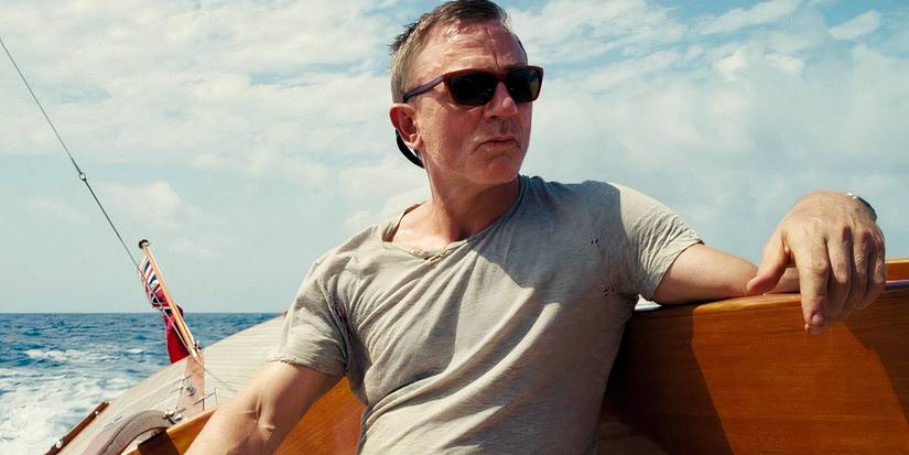 Daniel Craig's James Bond is sailing in No Time to Die