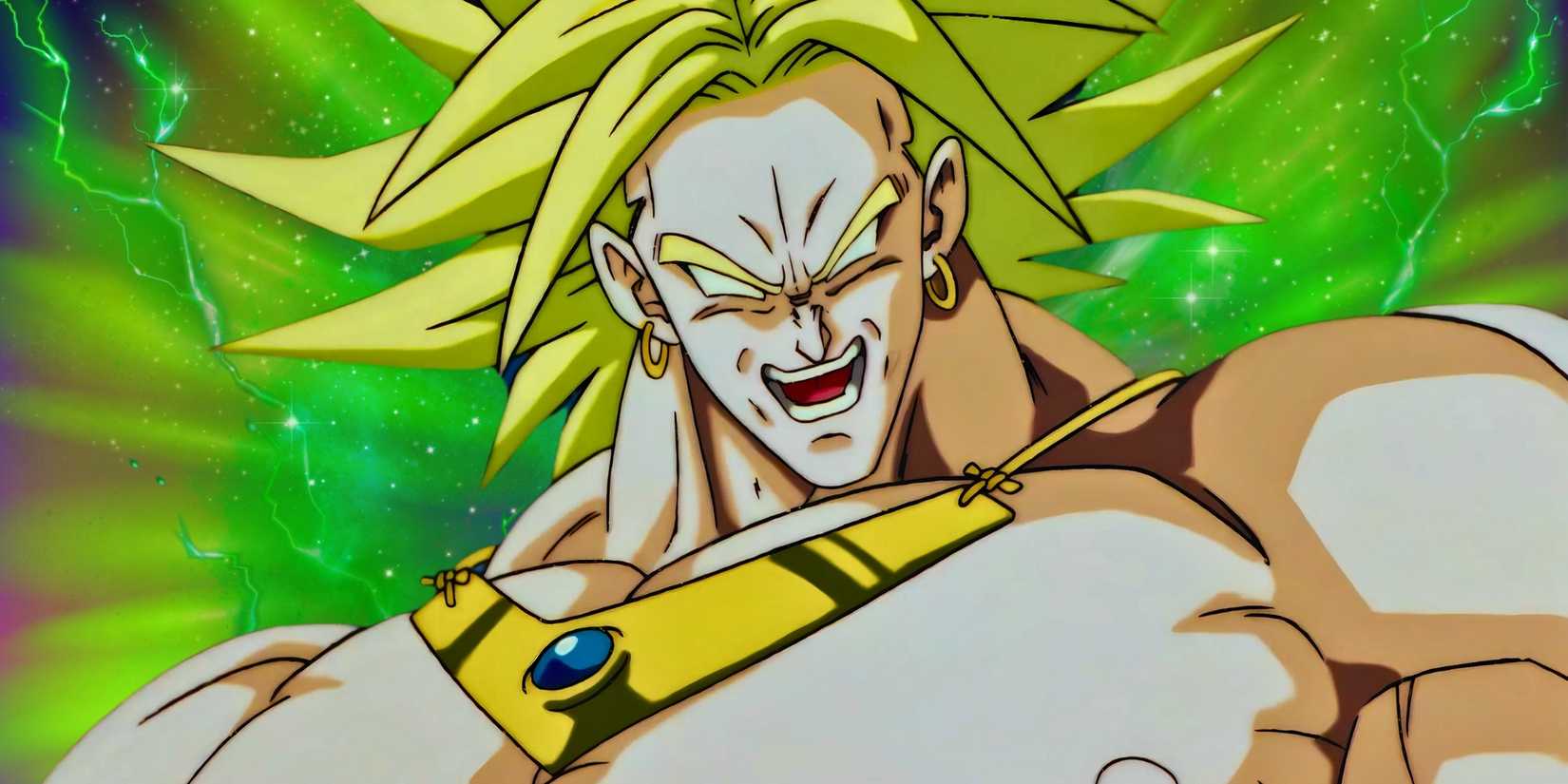 DBZ Broly looking intimidating.