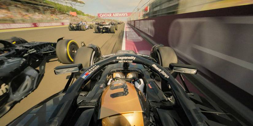 Pilot’s view from the cockpit in F1