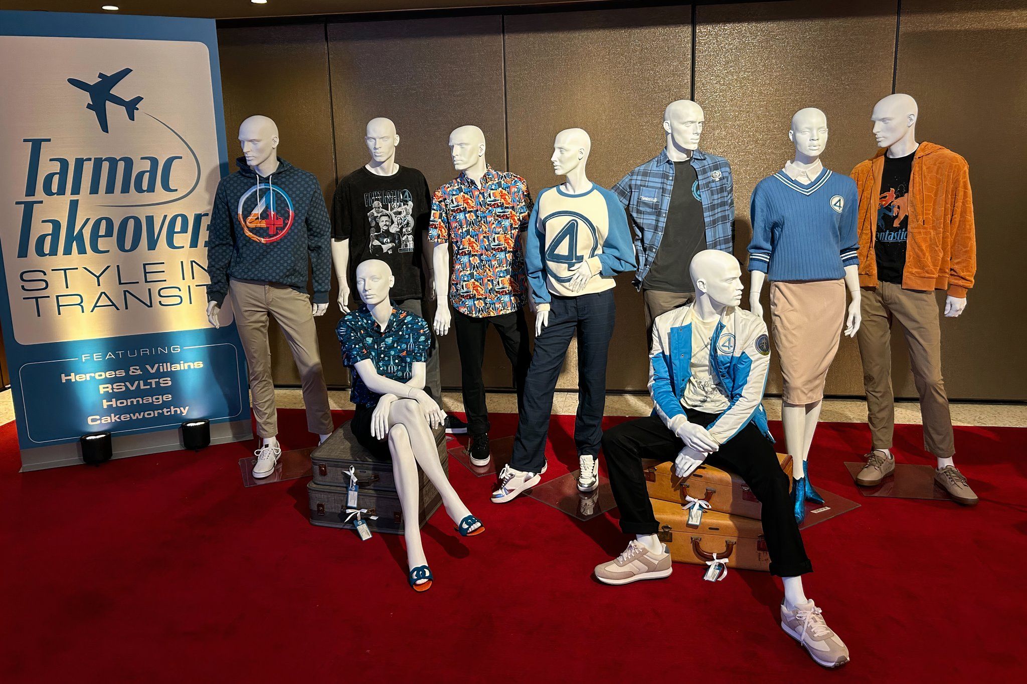 Fantastic Four Family Dinner event featuring clothing from upcoming brand collaborations