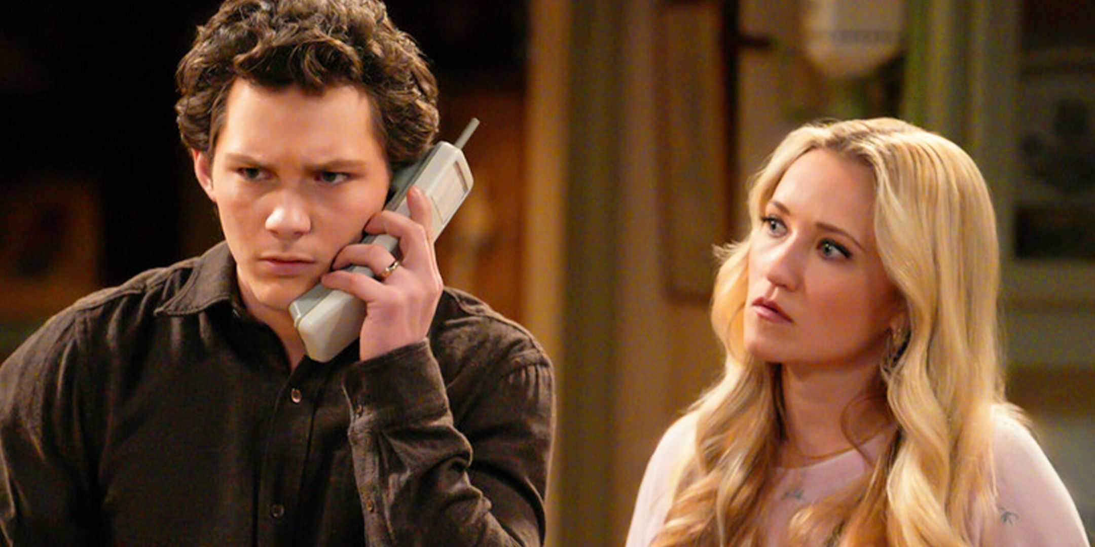 Montana Jordan as Georgie and Emily Osment as Mandy in Georgie & Mandy's First Marriage season 1