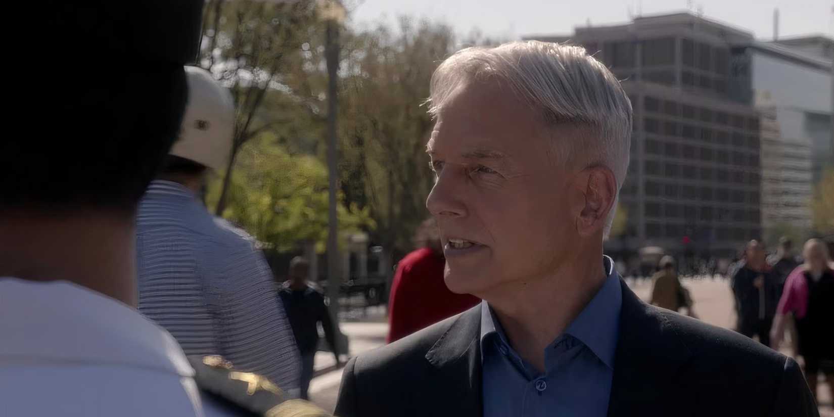 Gibbs speaking to a JAG officer in the NCIS backdoor pilot of JAG