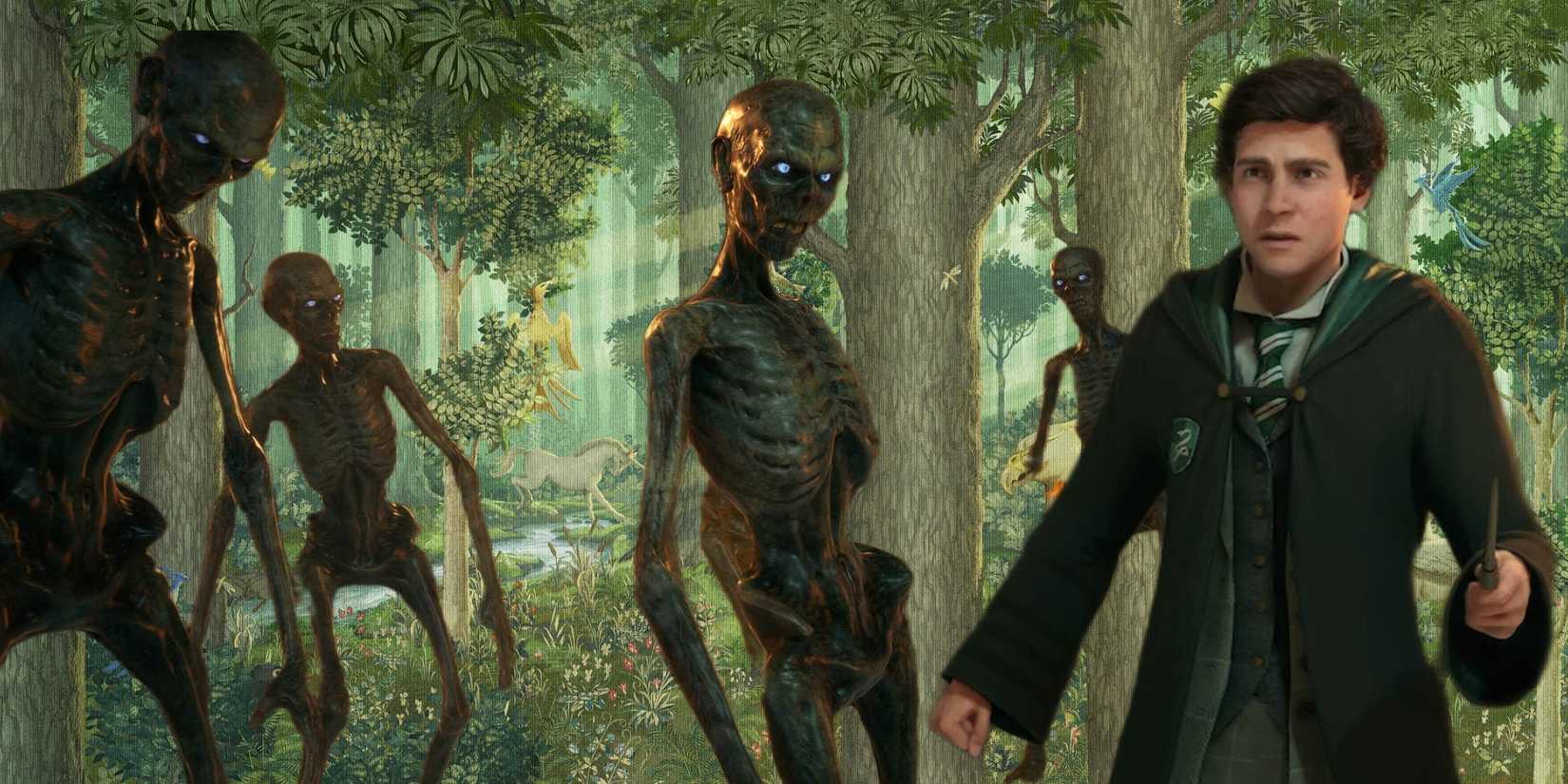 Hogwarts Legacy Forest And Zombies