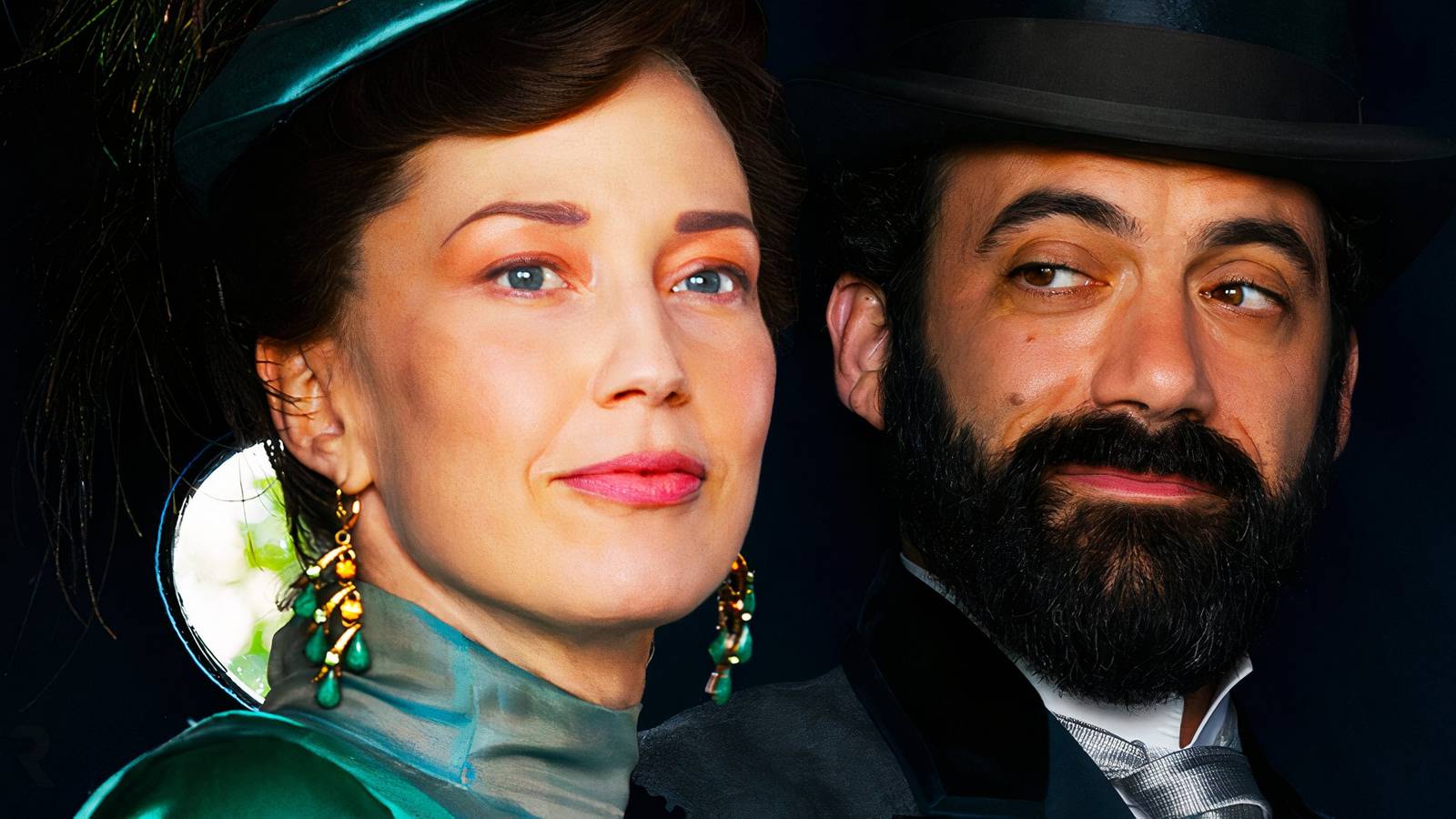 Bertha and George Russell in The Gilded Age