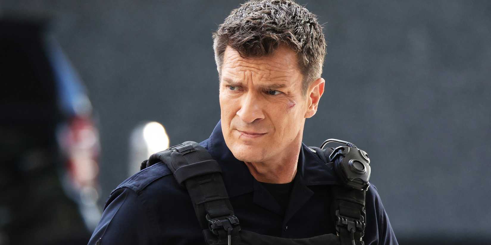 Nathan Fillion as John Nolan in The Rookie.