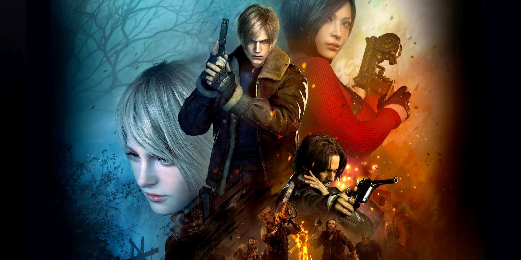 Key art for Resident Evil 4: Gold Edition.