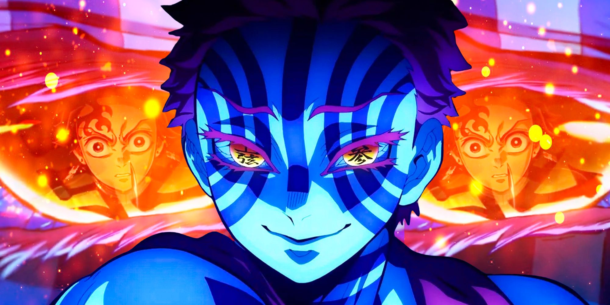 imagery from Demon Slayer- Infinity Castle Trailer