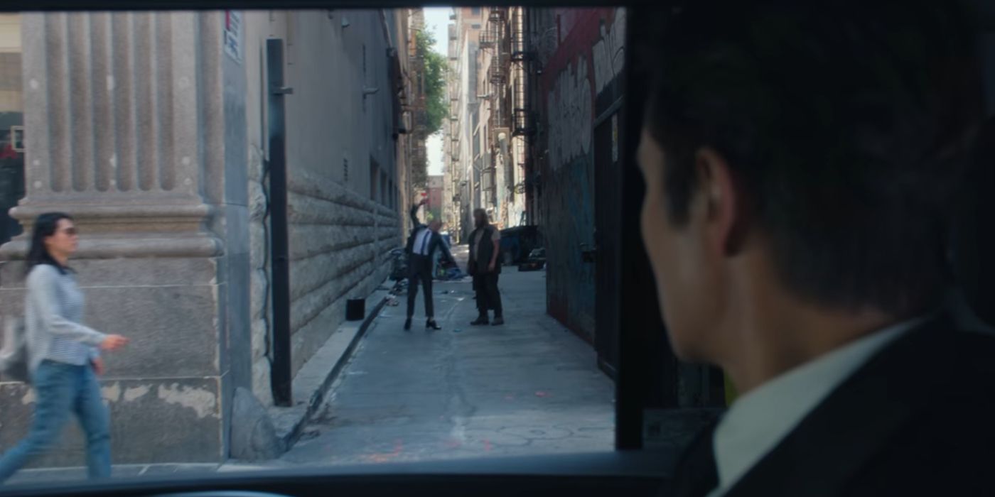 In-ho sees the American recruiter in Squid Game season 3, episode 6