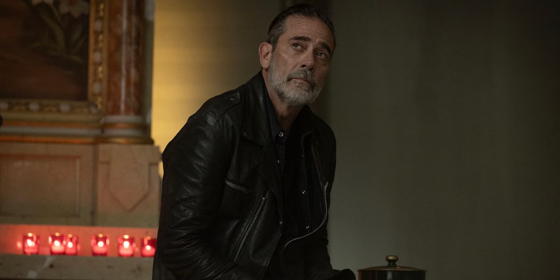 Jeffrey Dean Morgan with a defeated look in The Walking Dead: Dead City season 2