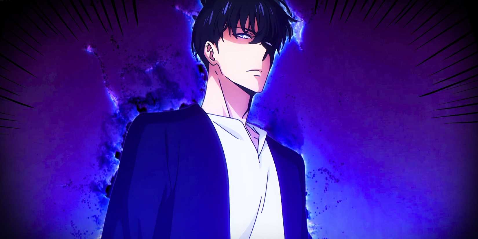 Sung Jinwoo looks menacing and powerful in Solo Leveling custom image by Diana Acuña