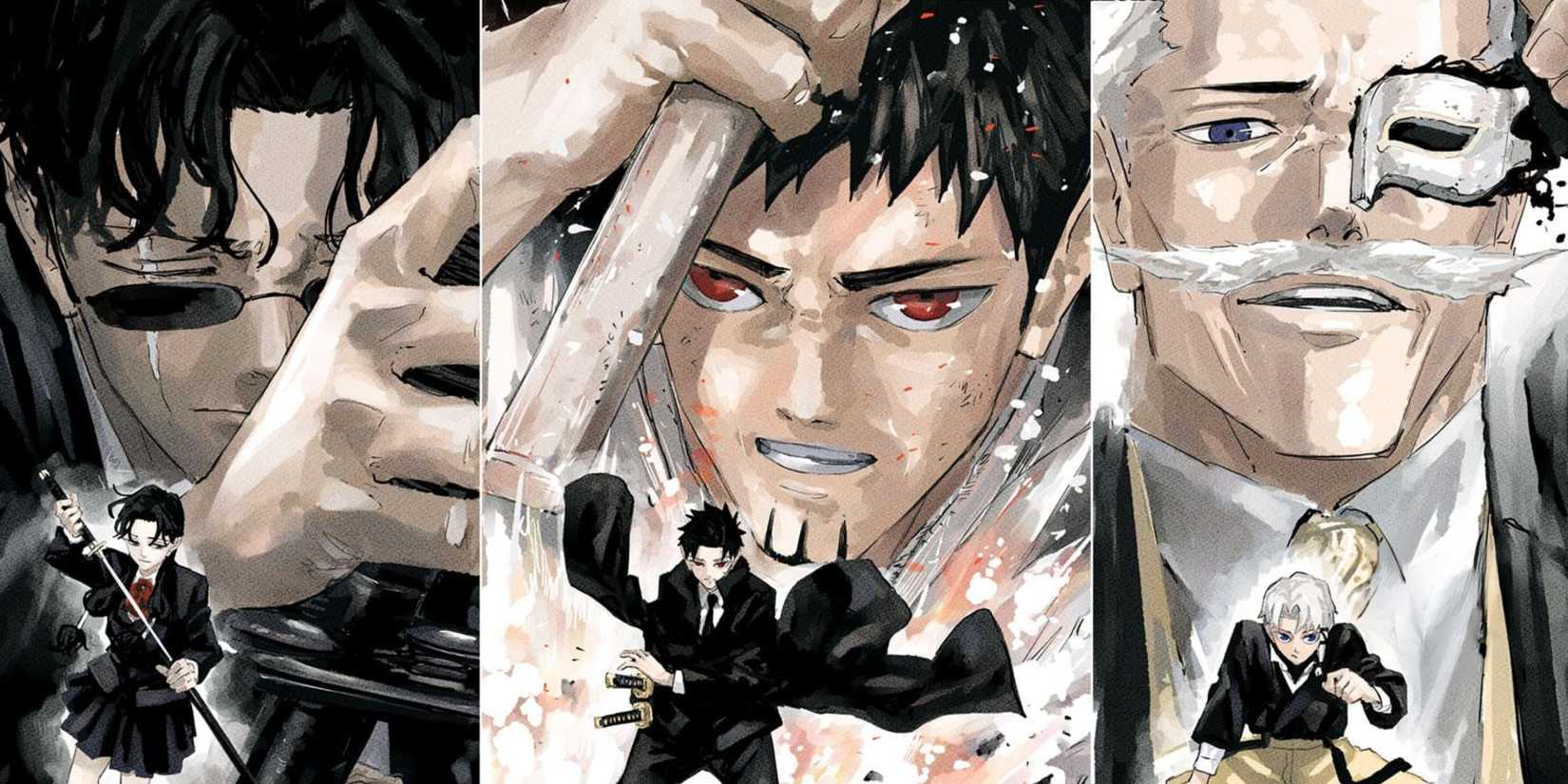 Color page for Kagurabachi chapter 77