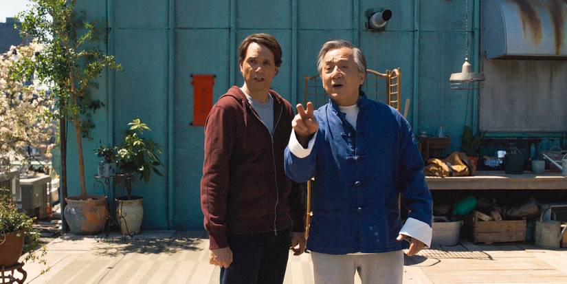 Mr. Han (Jackie Chan) explaining to Daniel LaRusso (Ralph Macchio) in Karate Kid- Legends