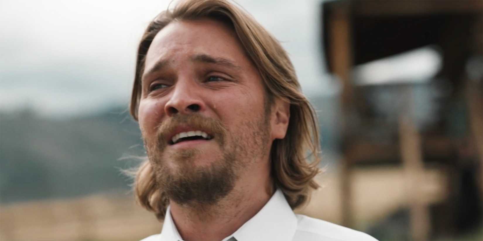 Kayce crying in Yellowstone season 5