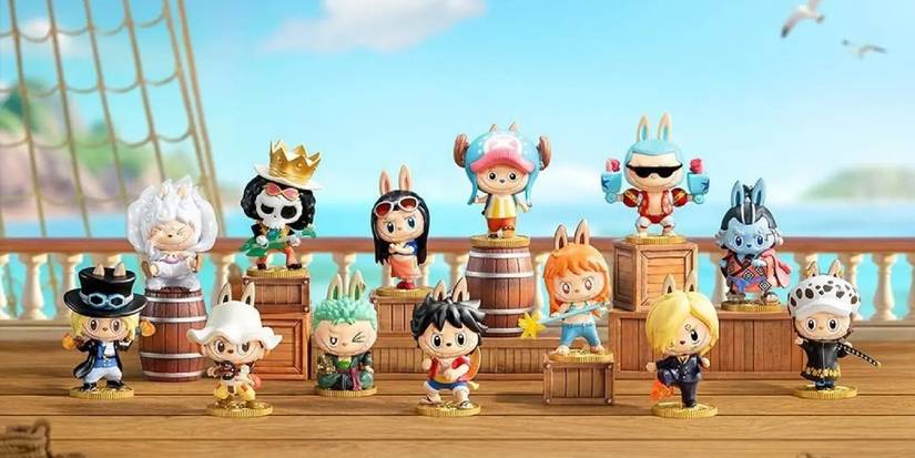 Переосмысление пиратов "One Piece" в виде фигурок Labubu