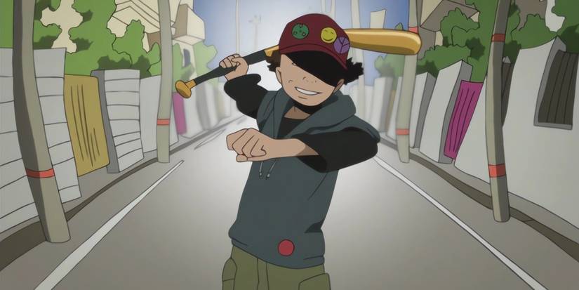 Lil Slugger about to attack one of his victims in Paranoia Agent. 
