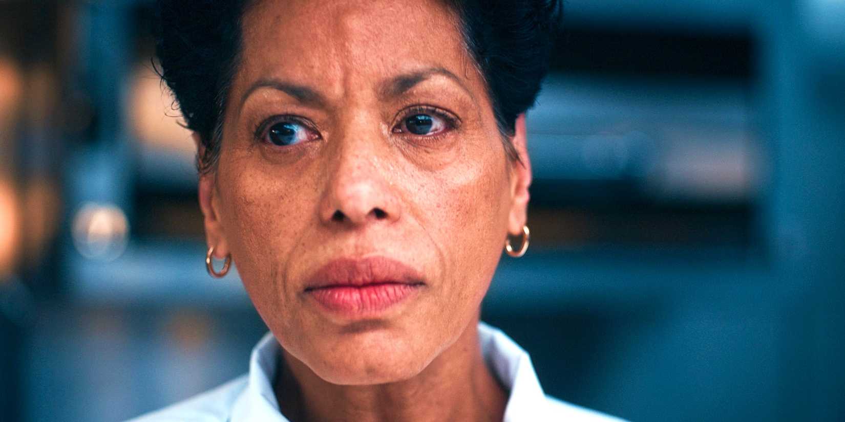 Liza Colon-Zayas as Tina in The Bear season 4 looking intense