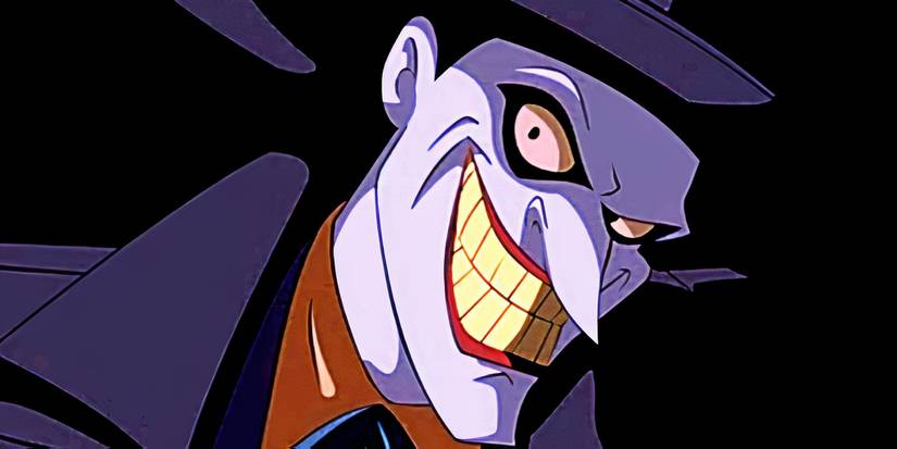 Mark Hamill's Joker smiles in Batman The Animated Series