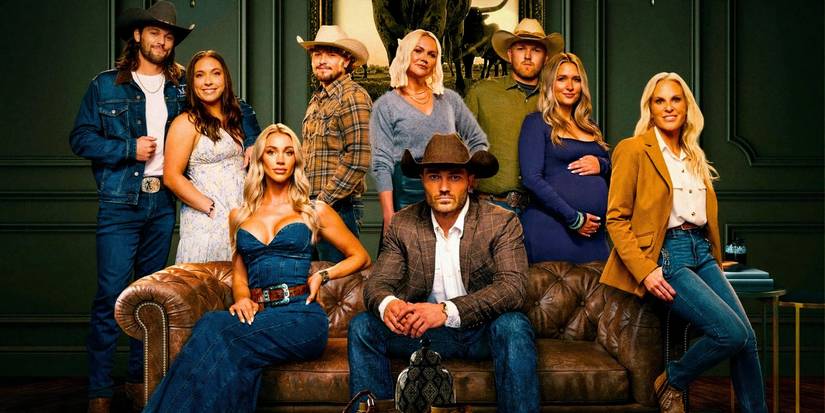 The cast of McBee Dynasty: Real American Cowboys montage against a dark background