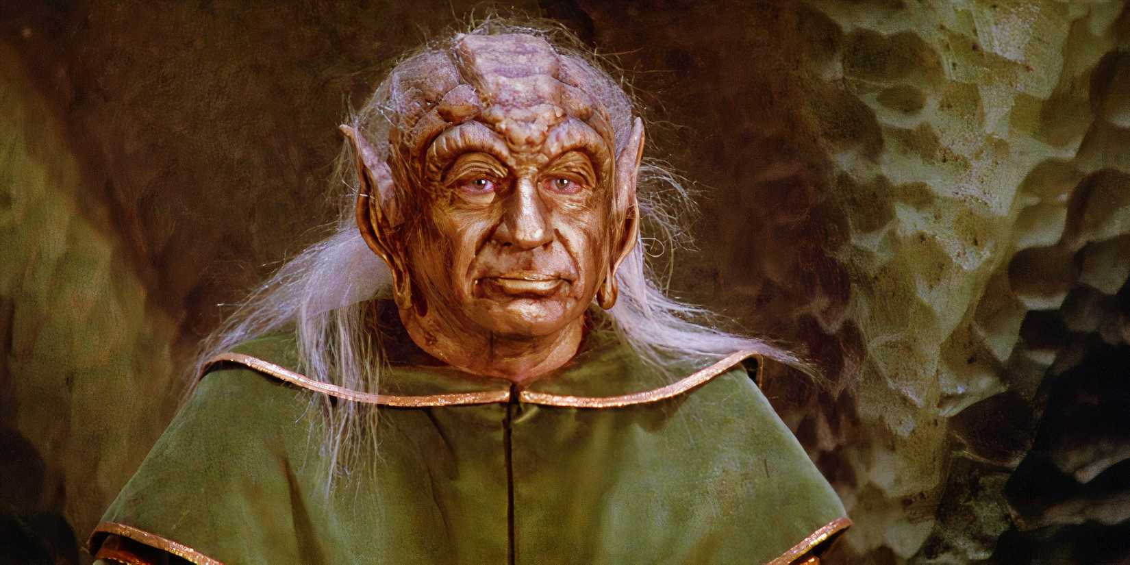Mel Brooks with a straight face as Yogurt in Spaceballs