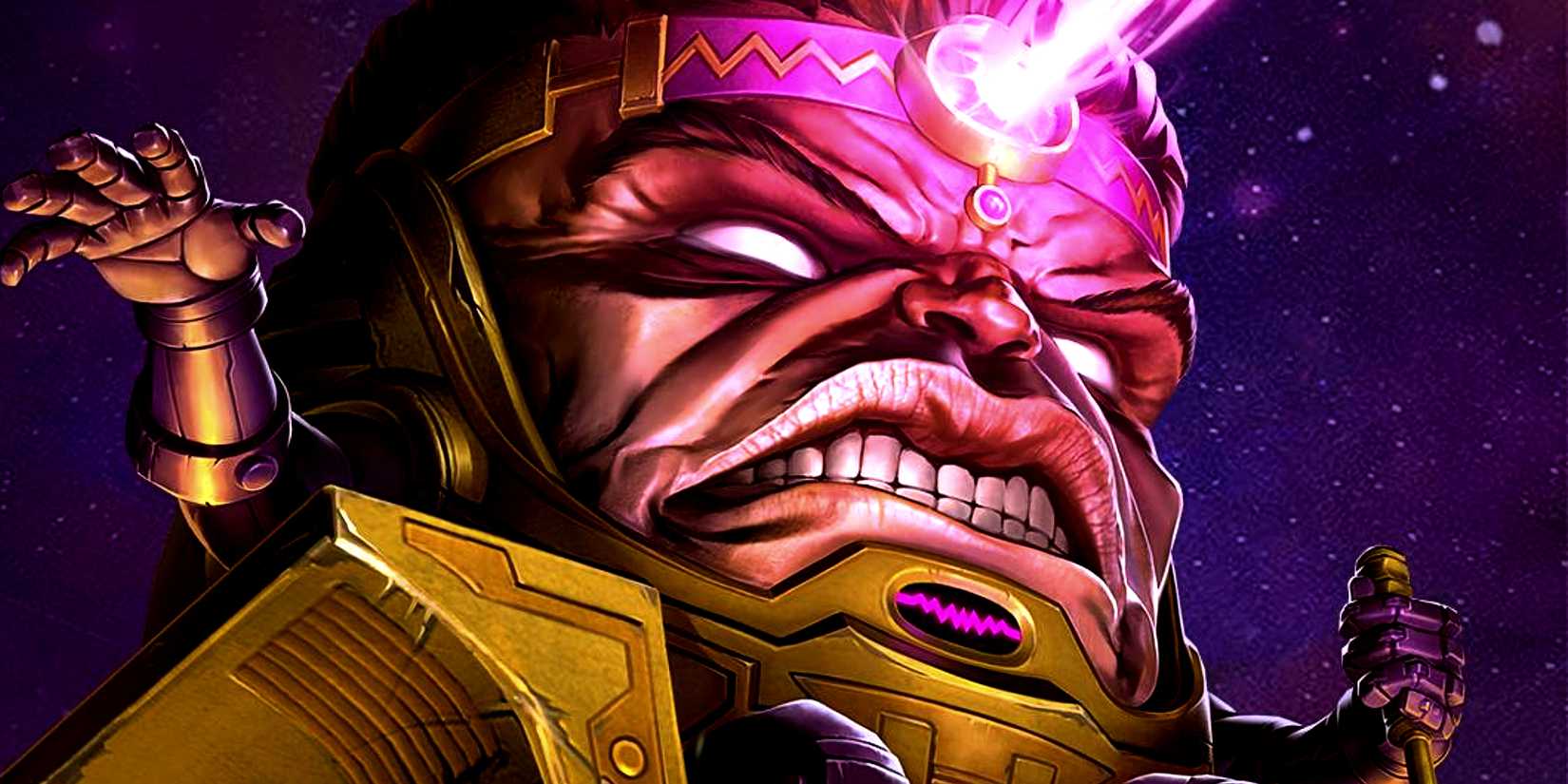 MODOK shoots a beam from his forehead in Marvel Contest of Champions