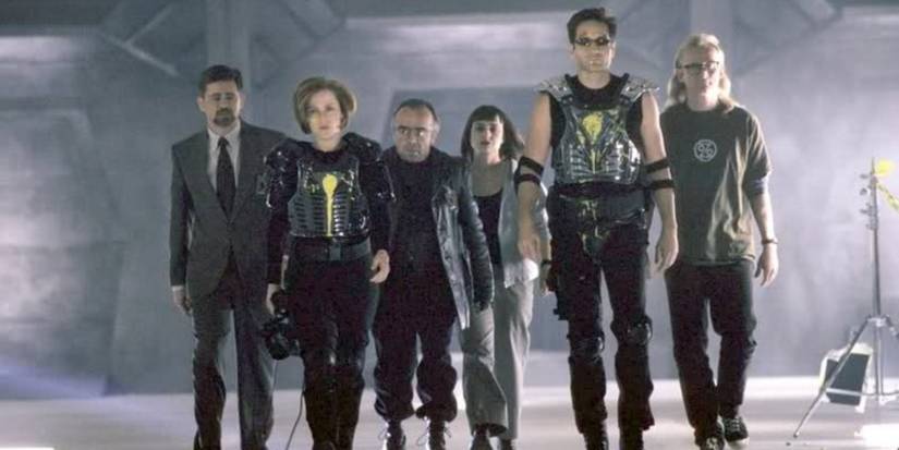 mulder scully and the lone gunmen in x files first person shooter 1