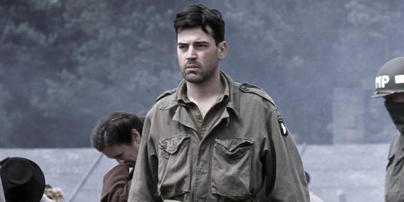 Ron Livingston em cena de Band of Brothers