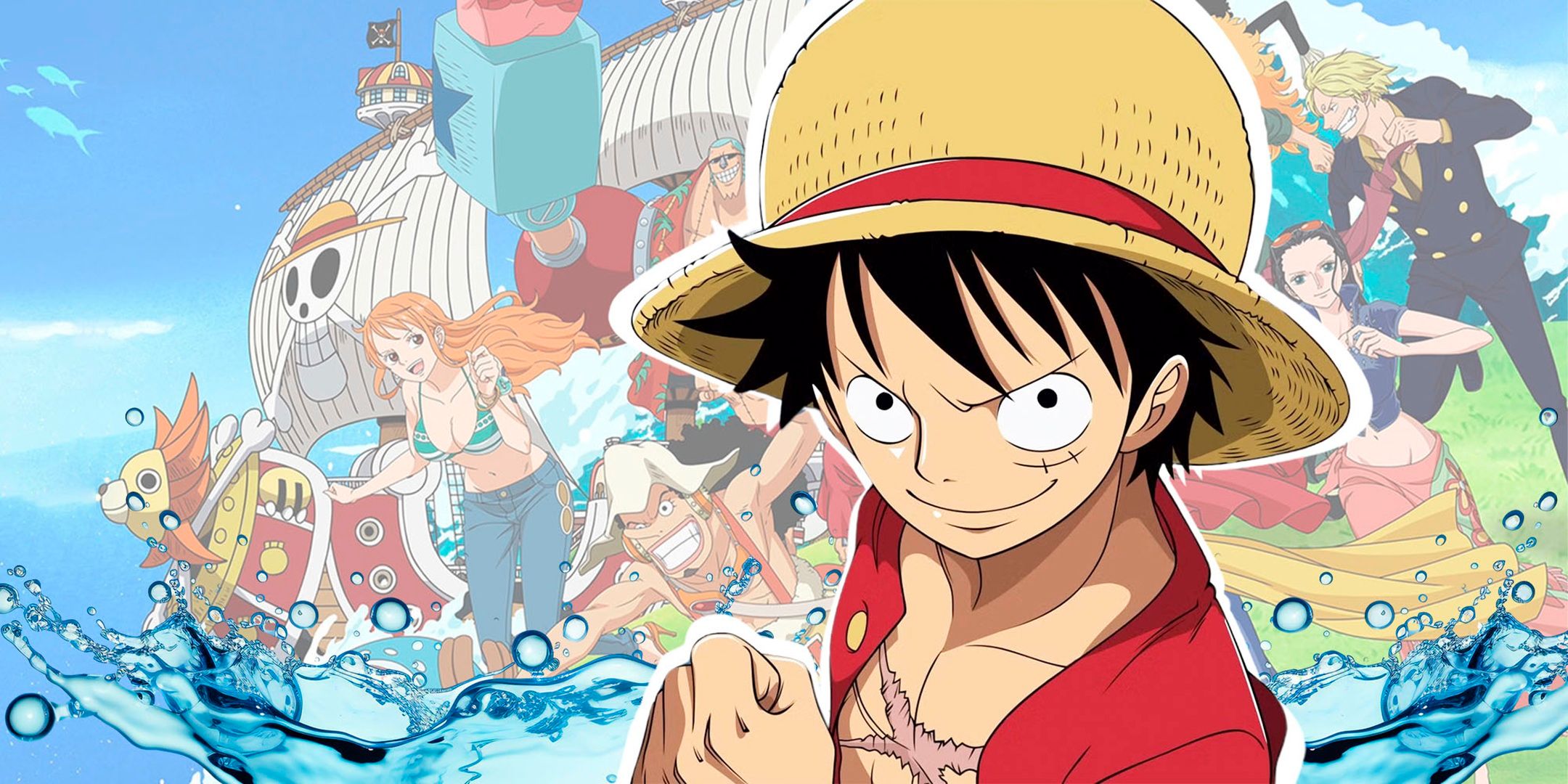 Feature header of Luffy and the Straw Hat Pirates