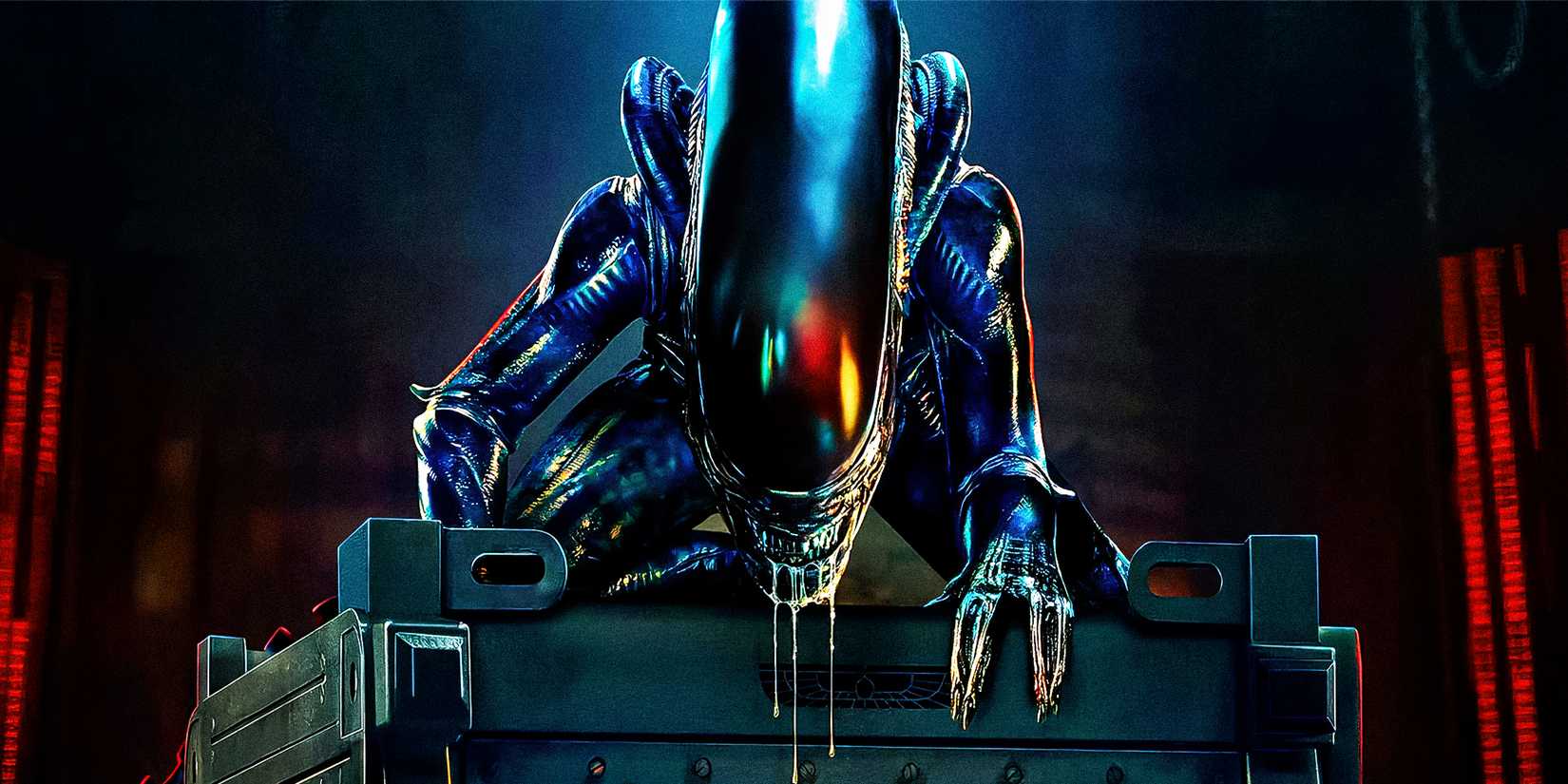 A xenomorph in the poster for Alien Earth