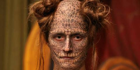 Penny looking grim in American Horror Story