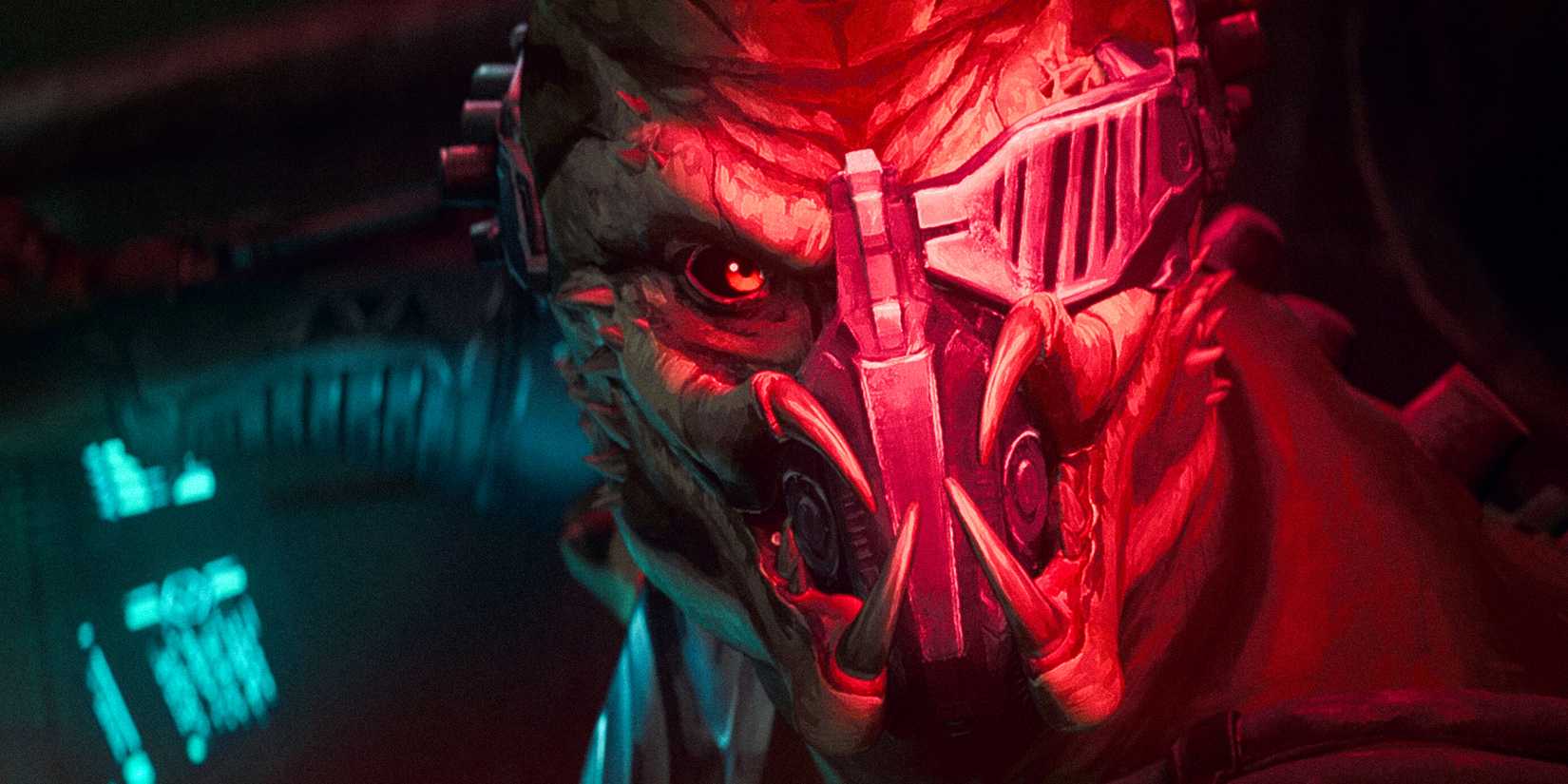 The Pilot Yautja looking over its shoulder in Predator: Killer of Killers 