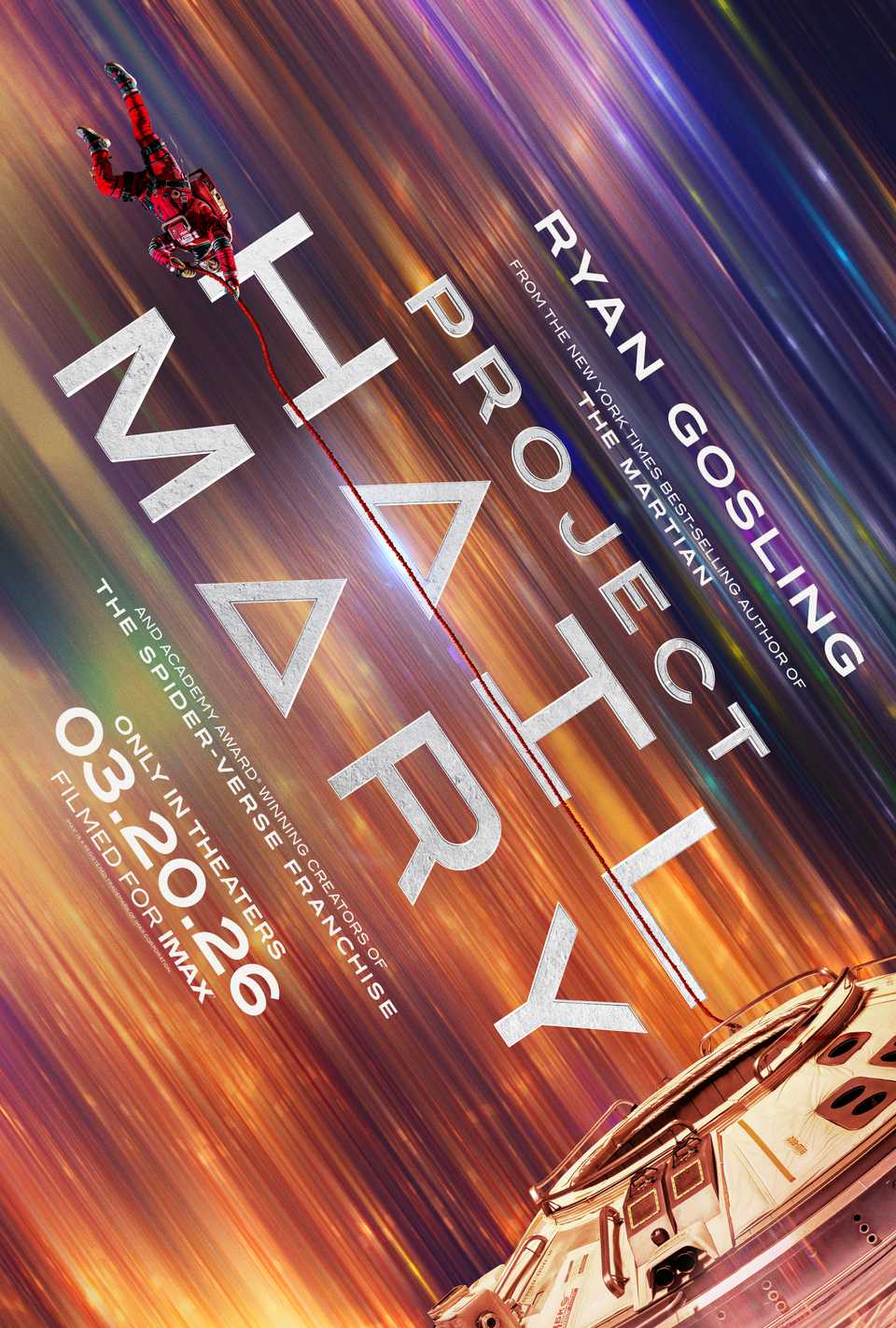 The first teaser poster for Project Hail Mary