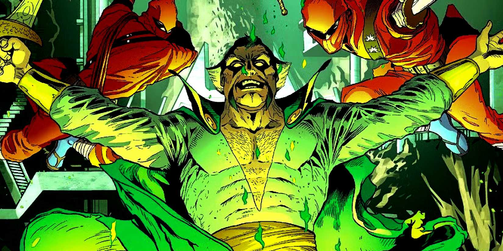 Ra's al Ghul rises from the Lazarus Pit in DC Comics