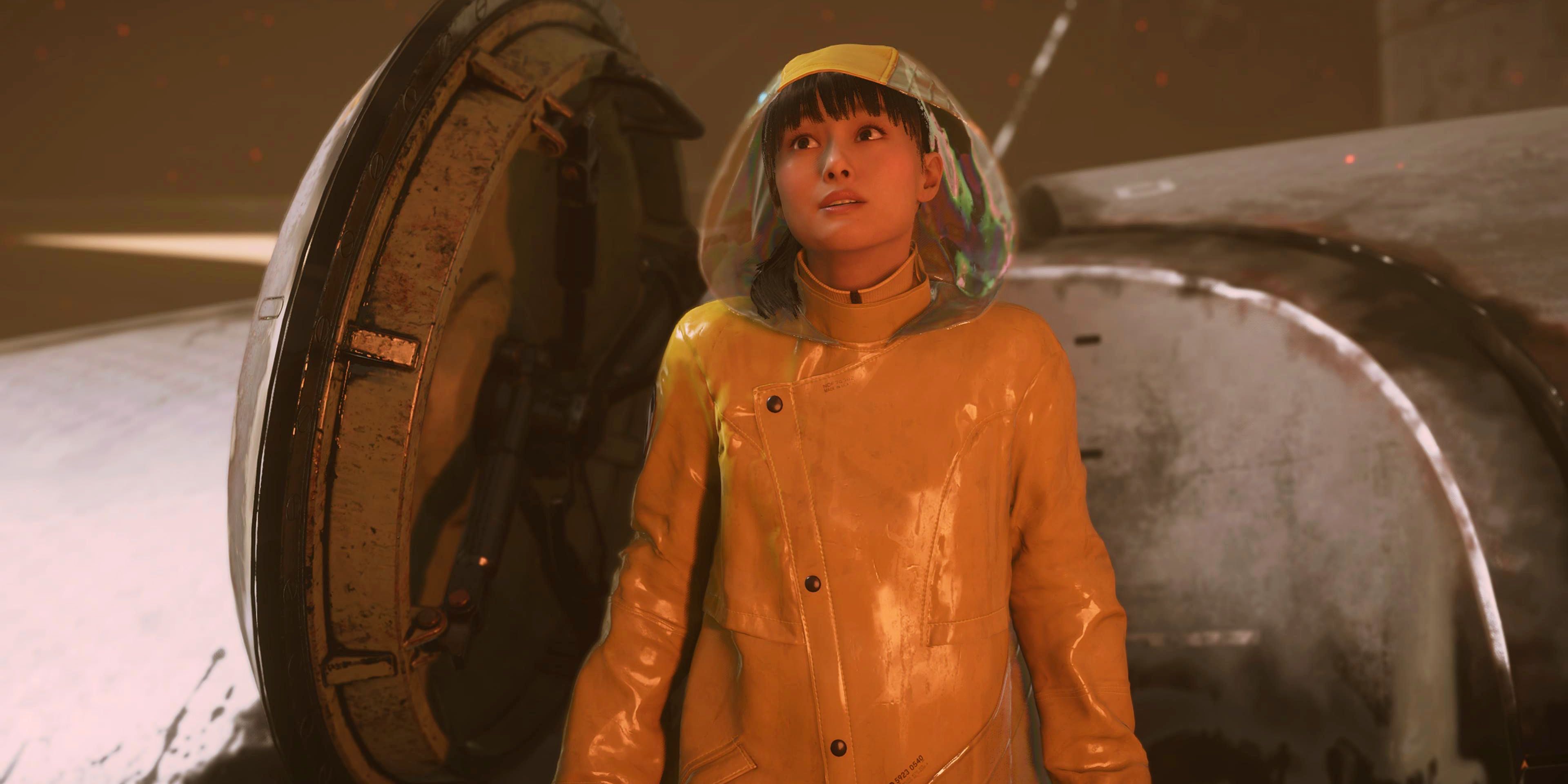 Rainy in Death Stranding 2.