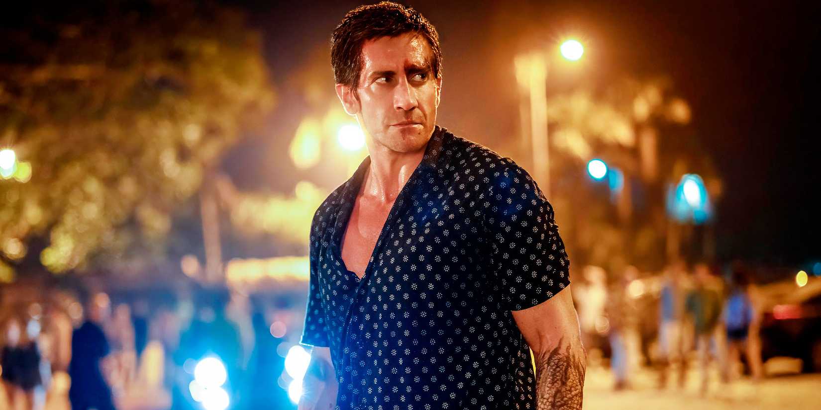 Jake Gyllehaal looking serious as Dalton in Road House 2024