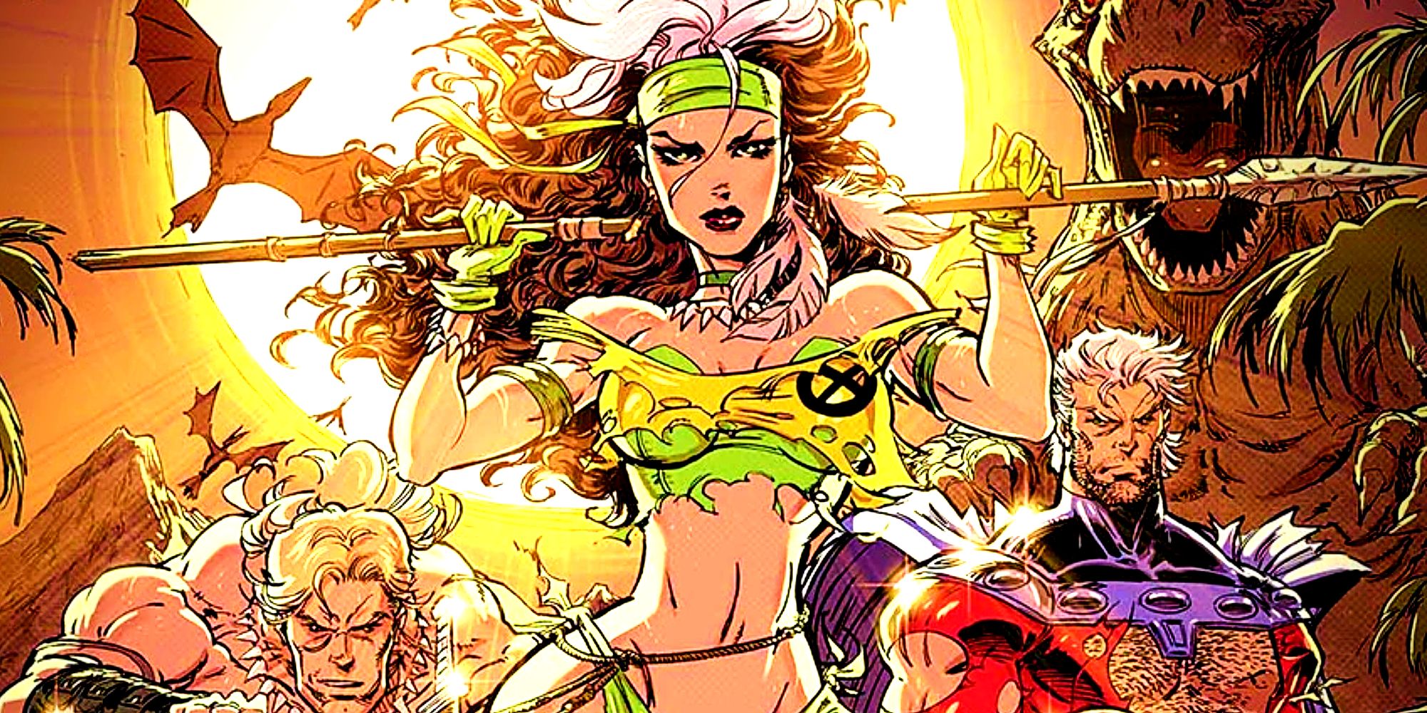 Rogue con costume da Savage Land